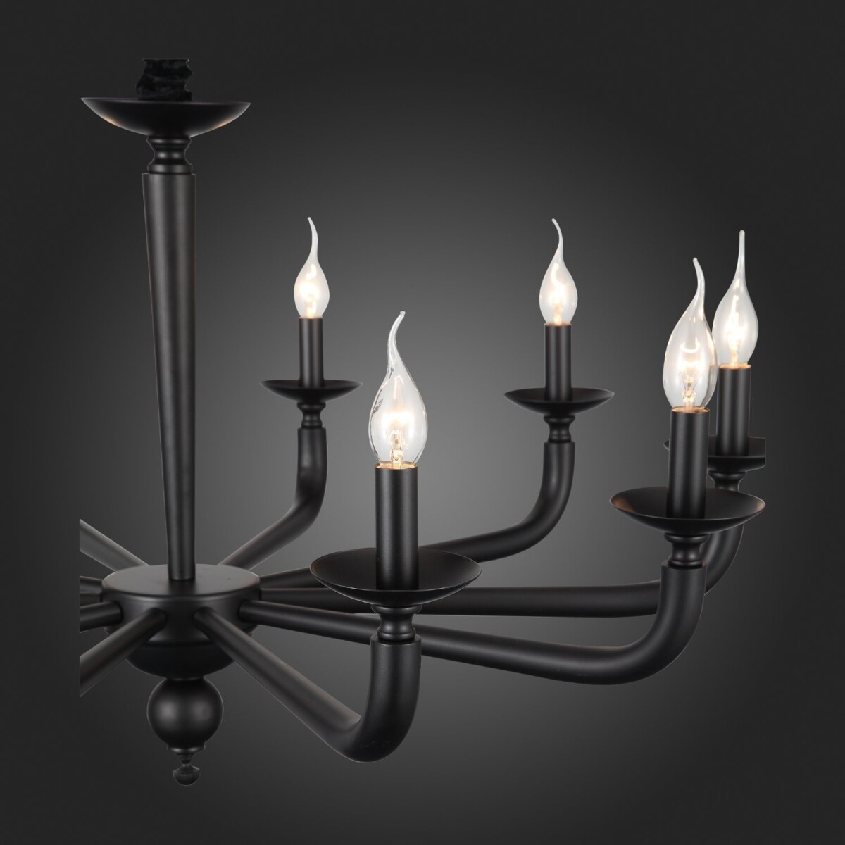 SL1114.403.10 Люстра подвесная ST-Luce Черный E14 10*40W FORTEZA — изображение 8