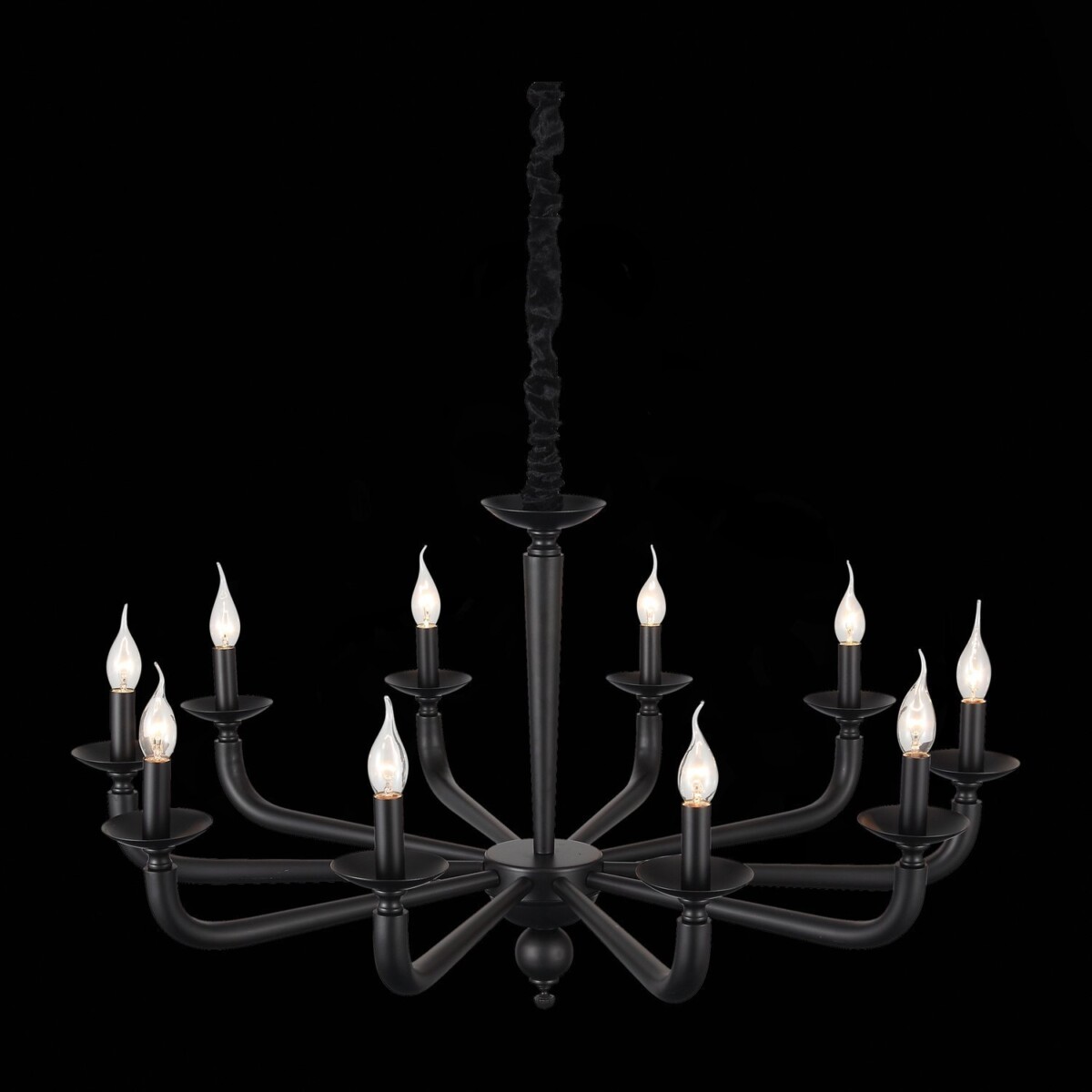 SL1114.403.10 Люстра подвесная ST-Luce Черный E14 10*40W FORTEZA — изображение 10