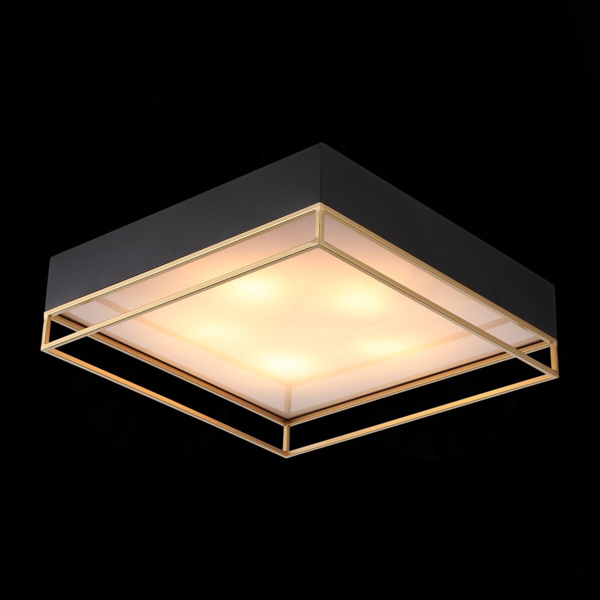 SL1127.422.05_01B SL1127.422.05 Светильник потолочный ST-Luce Черный, Матовое золото/Белый E27 5*40W CHODO — изображение 1