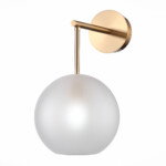 SL1133.501.01 Бра ST-Luce Латунь/Белый E27 1*40W BOPONE — изображение 3