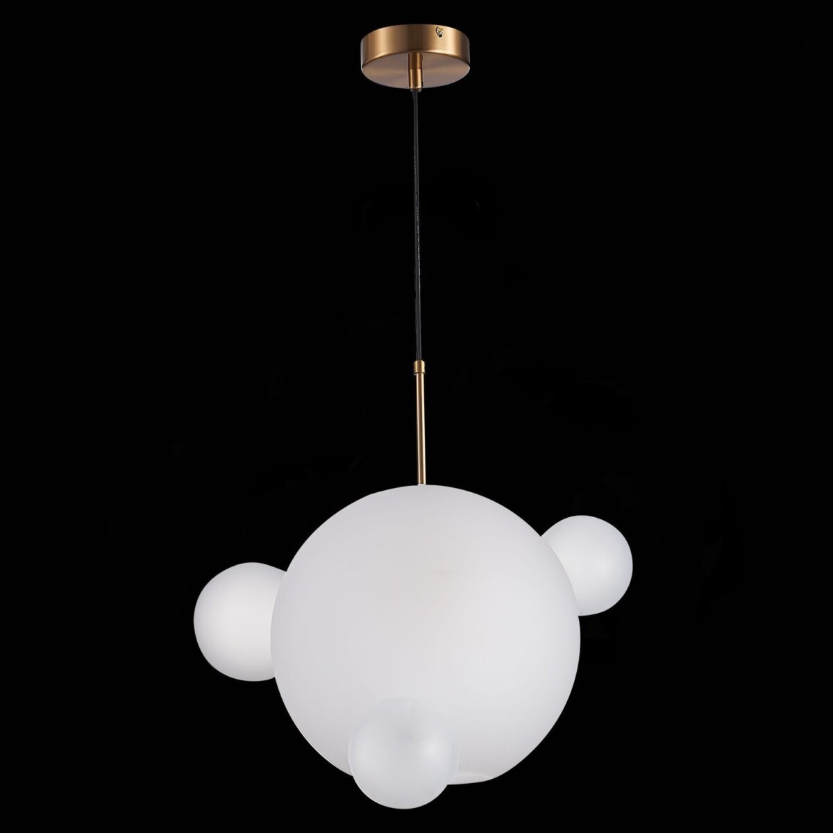 SL1133.503.01 Светильник подвесной ST-Luce Латунь/Белый E27 1*60W BOPONE — изображение 4