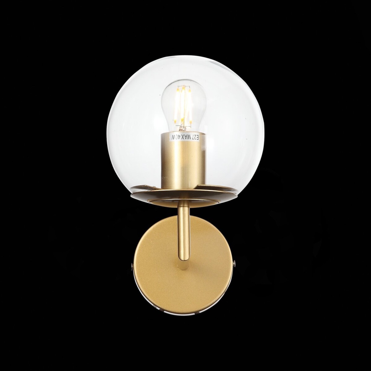 SL1150.201.01 Светильник настенный ST-Luce Матовое золото/Прозрачный E27 1*40W LIORA — изображение 7