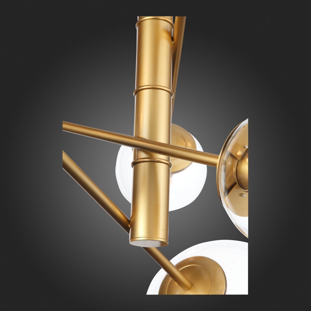 SL1150.203.08 Светильник подвесной ST-Luce Матовое золото/Прозрачный E27 8*40W (из 3-х коробок) LIORA — изображение 11