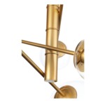 SL1150.203.08 Светильник подвесной ST-Luce Матовое золото/Прозрачный E27 8*40W (из 3-х коробок) LIORA — изображение 12