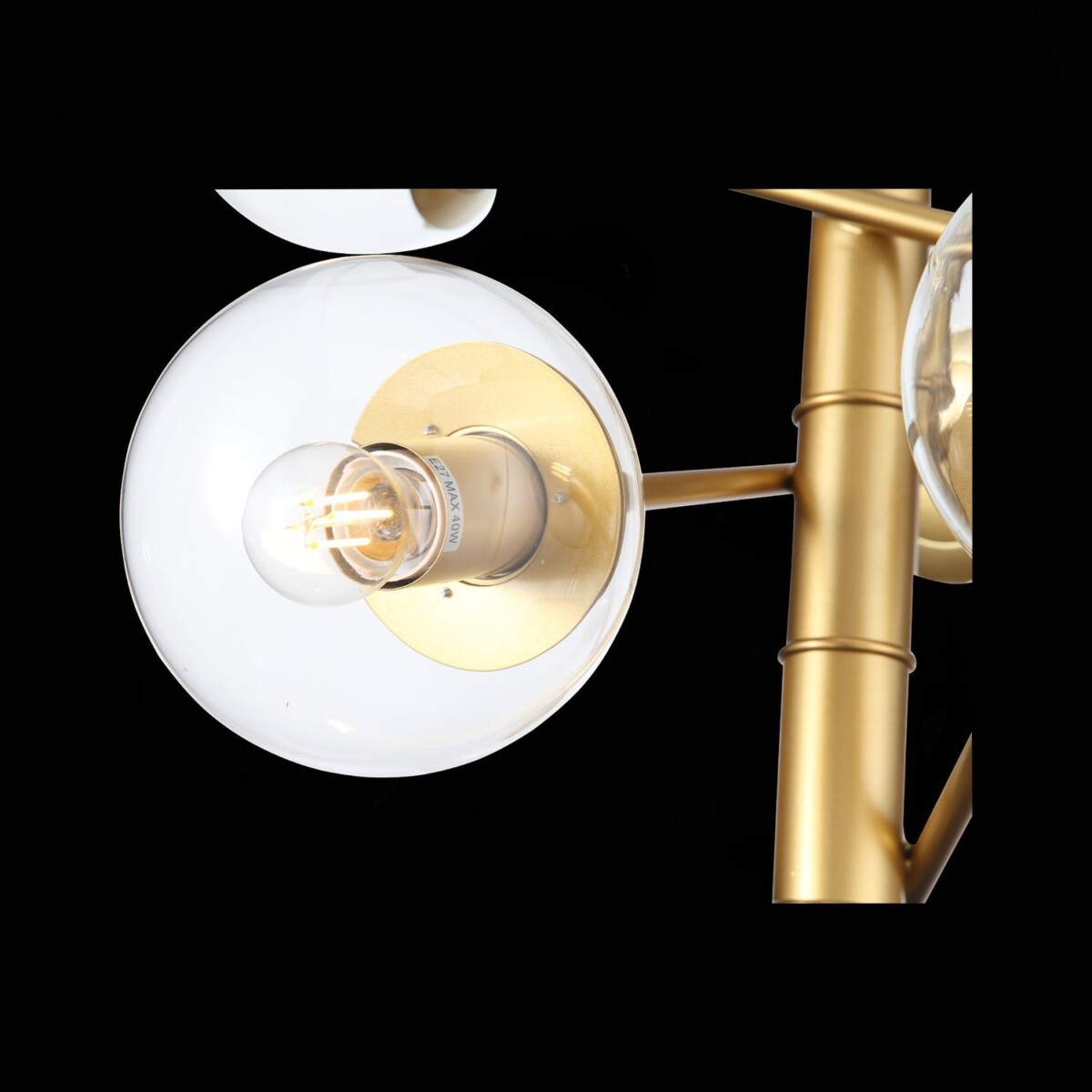 SL1150.203.08 Светильник подвесной ST-Luce Матовое золото/Прозрачный E27 8*40W (из 3-х коробок) LIORA — изображение 16