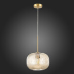 SL1154.313.01 Подвес ST-Luce Латунь/Коньячный E27 1*60W GRAN — изображение 5