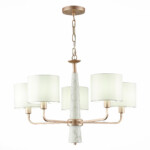 SL1163.203.05 Светильник подвесной ST-Luce Матовое золото/Белый E14 5*40W VELLINO — изображение 3