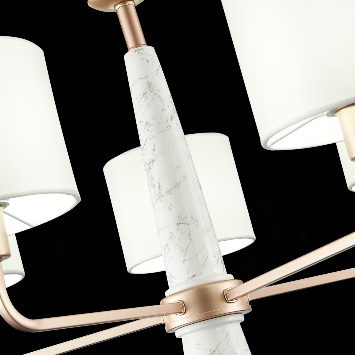 SL1163.203.05 Светильник подвесной ST-Luce Матовое золото/Белый E14 5*40W VELLINO — изображение 7