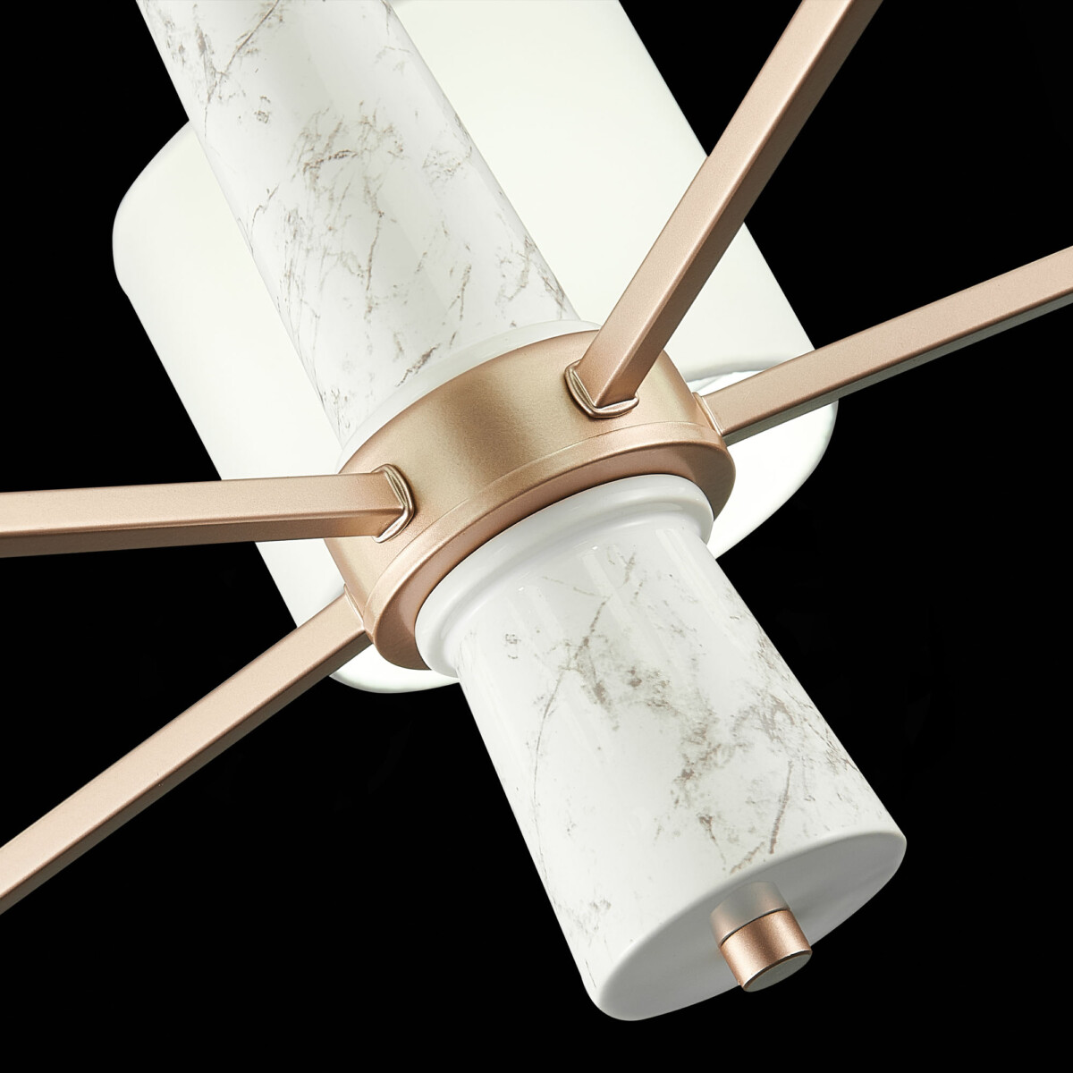 SL1163.203.05 Светильник подвесной ST-Luce Матовое золото/Белый E14 5*40W VELLINO — изображение 13