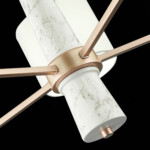 SL1163.203.05 Светильник подвесной ST-Luce Матовое золото/Белый E14 5*40W VELLINO — изображение 13