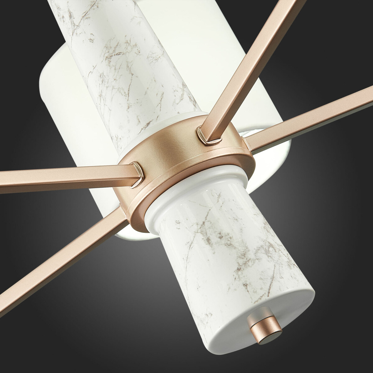 SL1163.203.05 Светильник подвесной ST-Luce Матовое золото/Белый E14 5*40W VELLINO — изображение 14