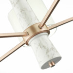 SL1163.203.05 Светильник подвесной ST-Luce Матовое золото/Белый E14 5*40W VELLINO — изображение 15