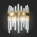 SL1167.301.02 Бра ST-Luce Латунь/Латунь, Прозрачный E14 2*40W TELLURIO — изображение 2