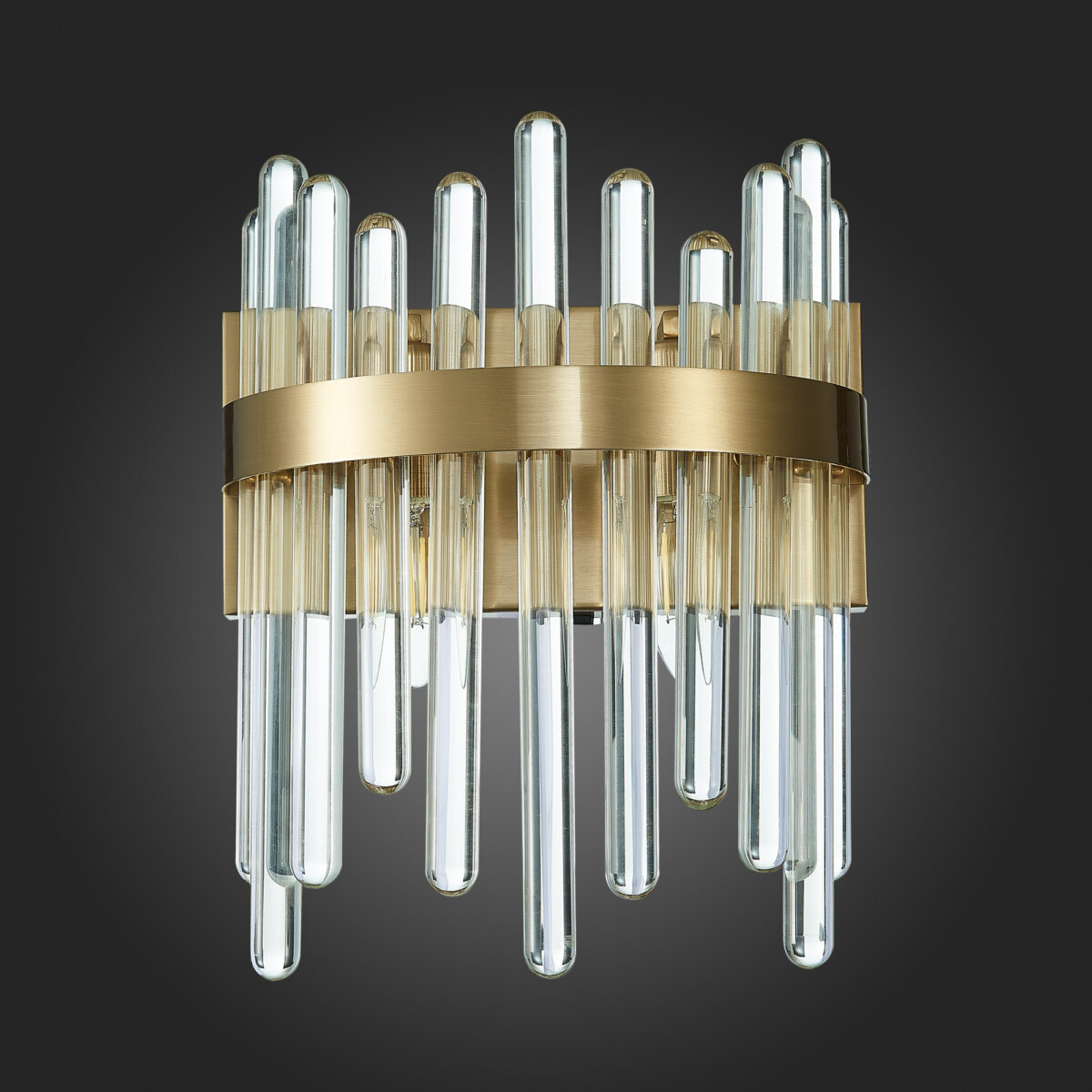 SL1167.301.02 Бра ST-Luce Латунь/Латунь, Прозрачный E14 2*40W TELLURIO — изображение 5