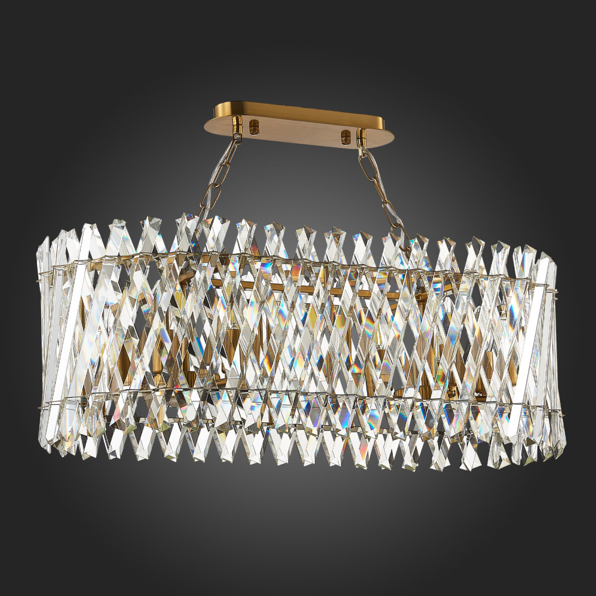 SL1170.303.10 Светильник подвесной ST-Luce Латунь/Прозрачный E14 10*40W FABIO — изображение 5