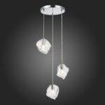 SL1175.103.03 Светильник подвесной ST-Luce Хром/Прозрачный E14 3*40W PORTICI — изображение 2