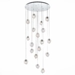 SL1175.103.18 Светильник подвесной ST-Luce Хром/Прозрачный E14 18*40W PORTICI — изображение 3