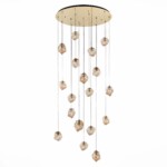 SL1175.303.18 Светильник подвесной ST-Luce Латунь/Янтарный E14 18*40W PORTICI — изображение 4