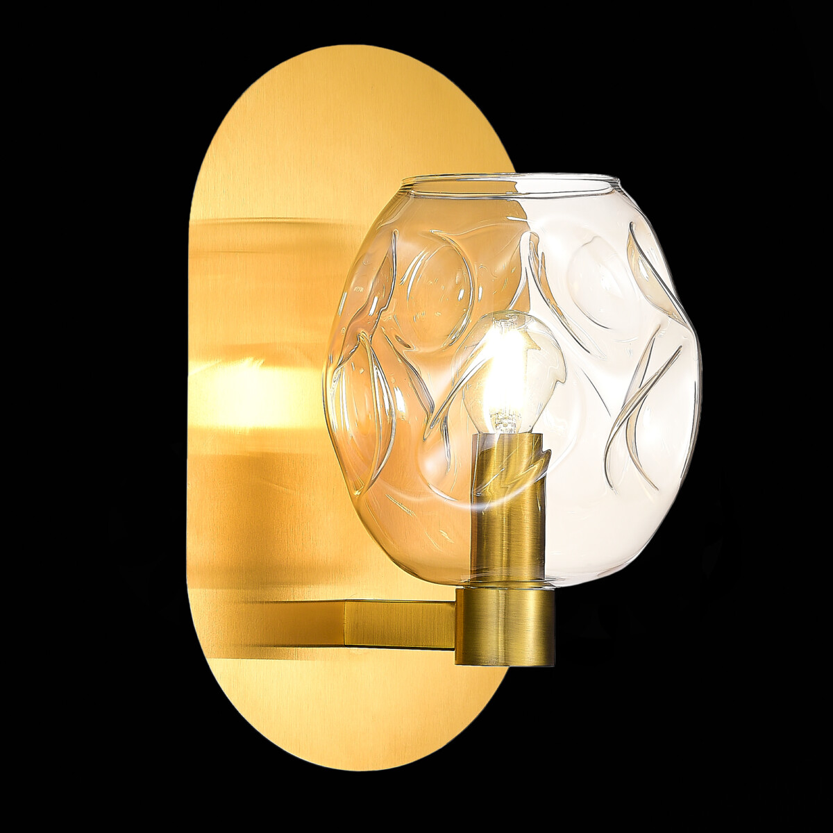 SL1188.301.01_01B SL1188.301.01 Бра ST-Luce Латунь/Коньячный E14 1*40W IDESIA — изображение 1