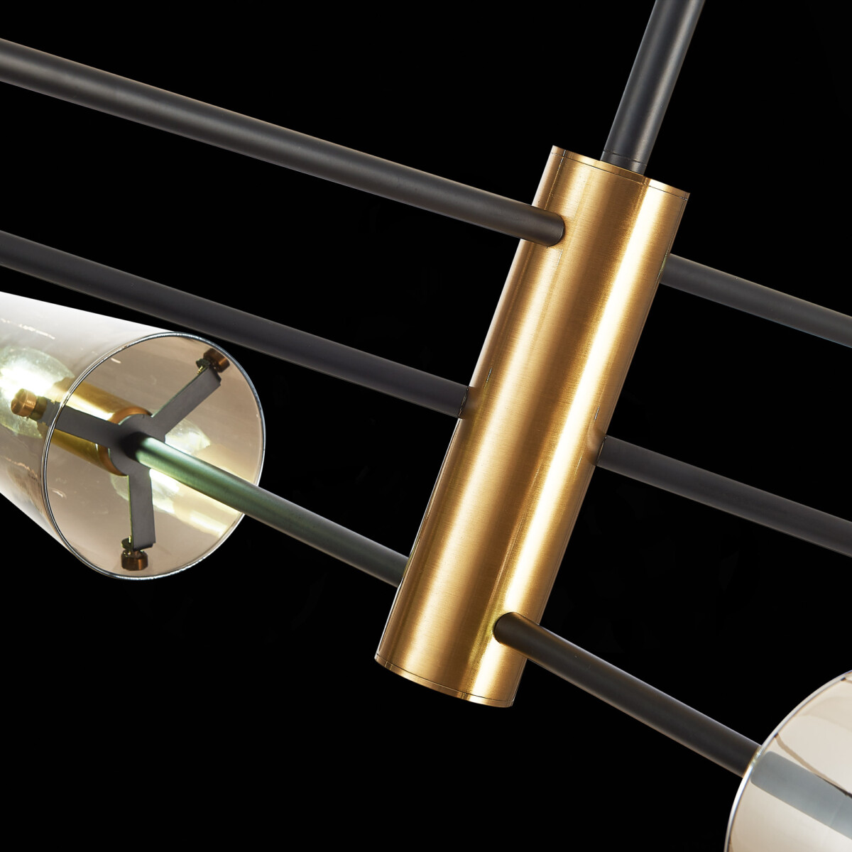 SL1209.302.06 Светильник потолочный ST-Luce Бронза,Черный/Дымчатый E14 6*40W MORAVE — изображение 10