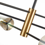 SL1209.302.06 Светильник потолочный ST-Luce Бронза,Черный/Дымчатый E14 6*40W MORAVE — изображение 12