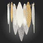 SL1224.201.02 Бра ST-Luce Золотистый/Прозрачный, Белый E14 2*60W LASTRA — изображение 2