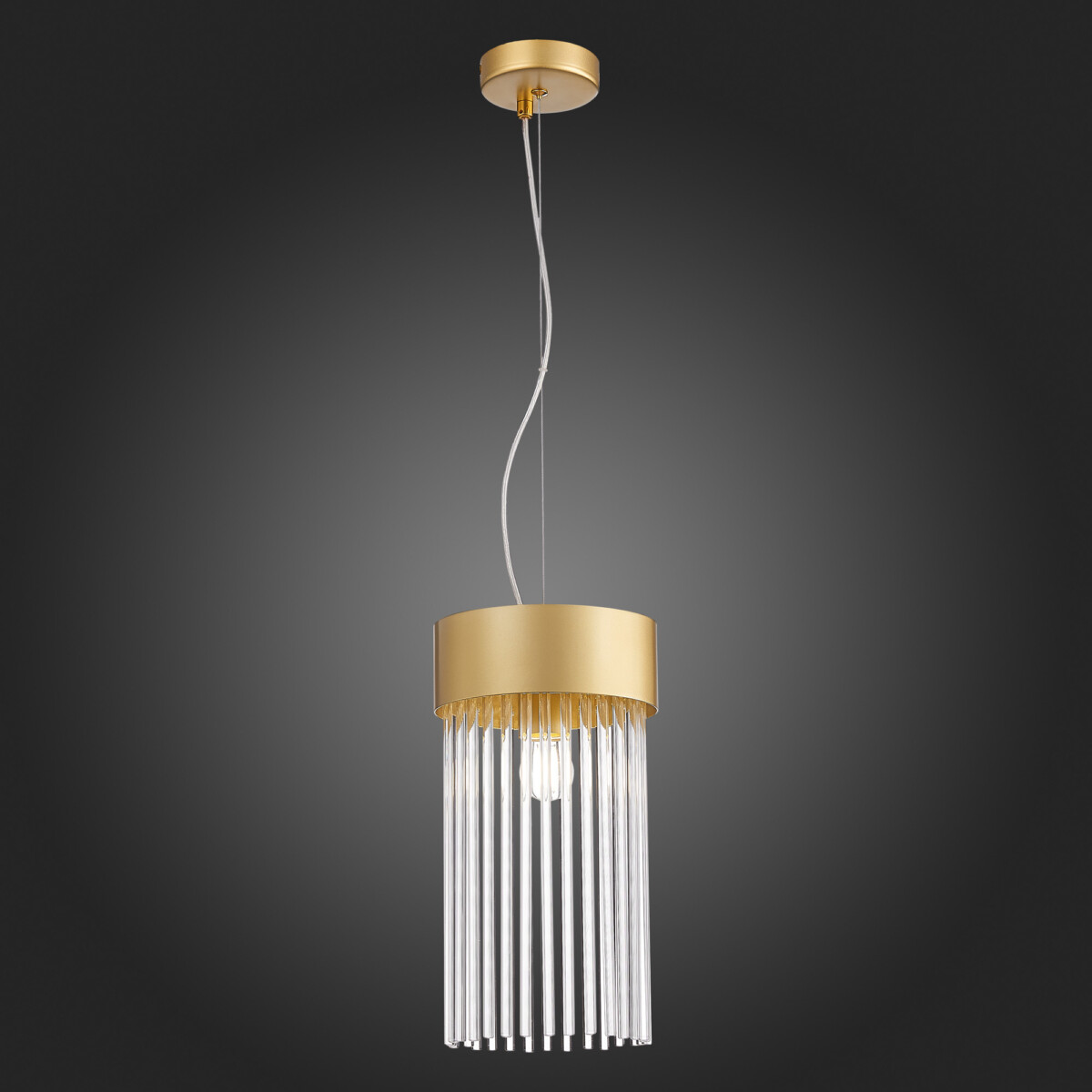 SL1225.203.01 Светильник подвесной ST-Luce Золотистый/Золотистый, Прозрачный E27 1*60W CONTATTO — изображение 2