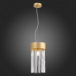 SL1225.203.01 Светильник подвесной ST-Luce Золотистый/Золотистый, Прозрачный E27 1*60W CONTATTO — изображение 2