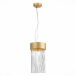 SL1225.203.01 Светильник подвесной ST-Luce Золотистый/Золотистый, Прозрачный E27 1*60W CONTATTO — изображение 3