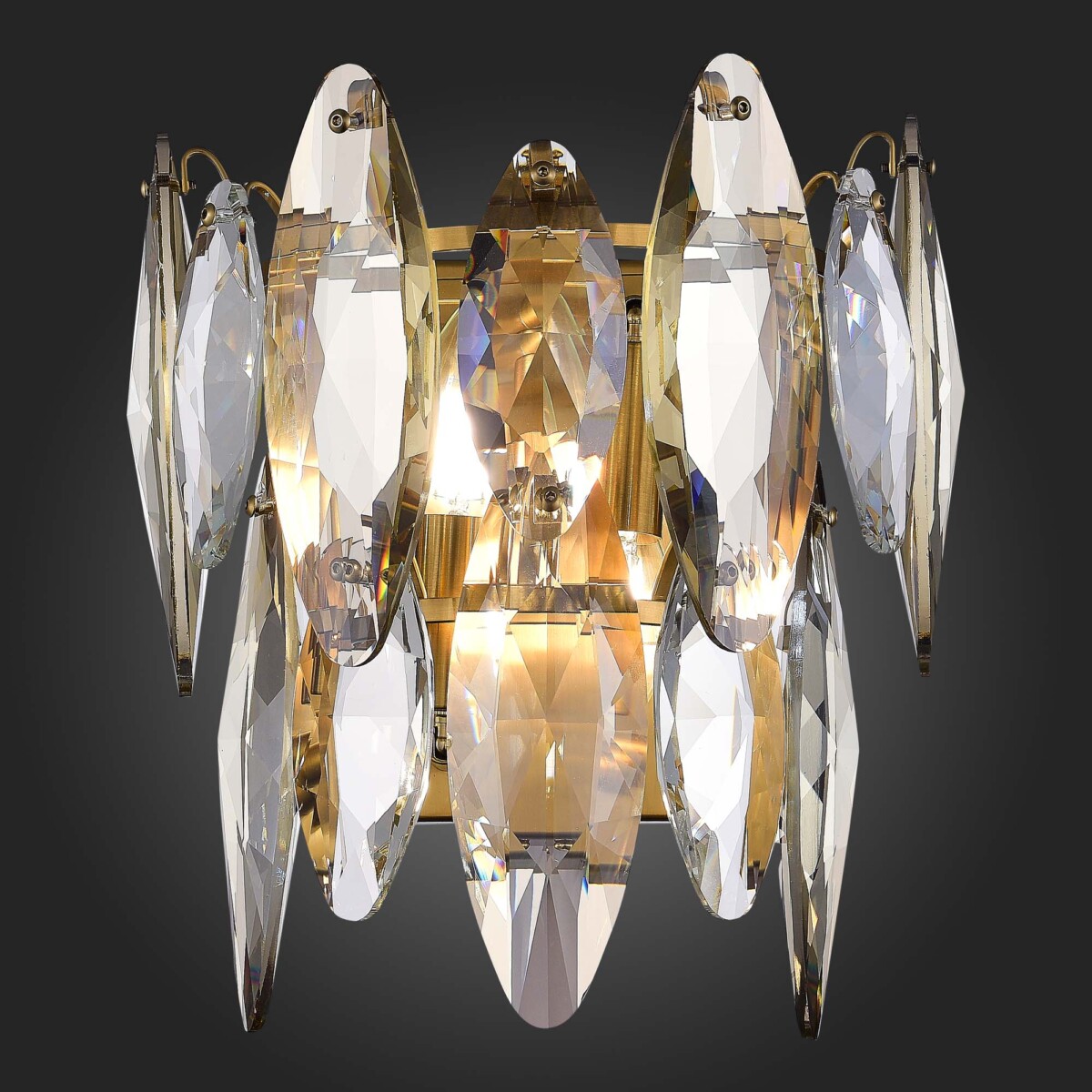 SL1227.301.02 Бра ST-Luce Латунь/Прозрачный E14 2*40W ANCONA — изображение 2