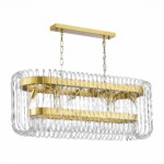 SL1228.203.08 Люстра подвесная ST-Luce Золотистый/Прозрачный E14 8*40W GROSSETO — изображение 4