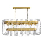 SL1228.203.08 Люстра подвесная ST-Luce Золотистый/Прозрачный E14 8*40W GROSSETO — изображение 5
