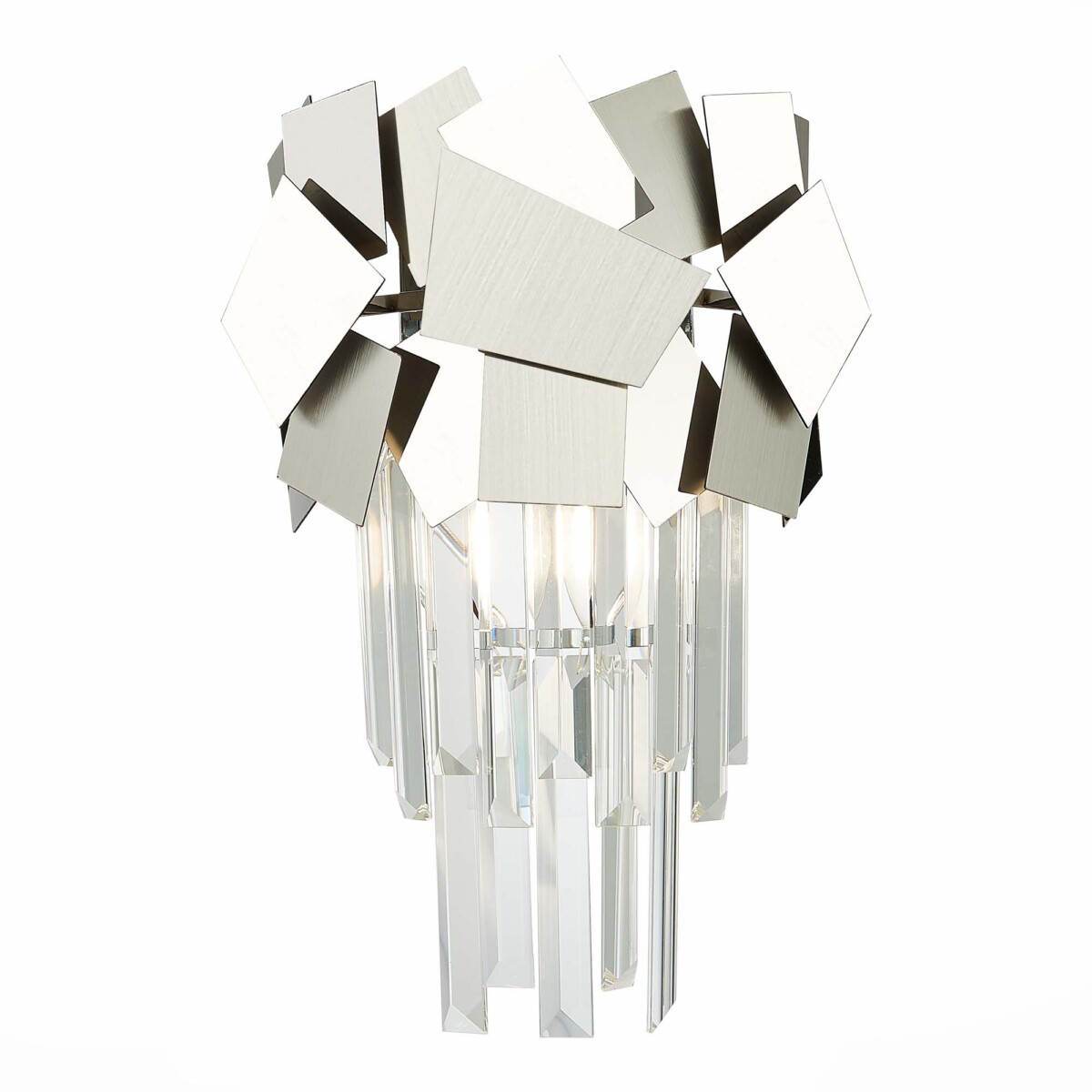 SL1232.101.01 Бра ST-Luce Хром/Прозрачный, Хром E14 1*60W CASERTA — изображение 3