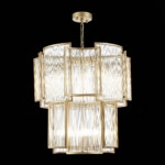 SL1234.203.08 Люстра подвесная ST-Luce Шампань/Прозрачный, Шампань E14 8*60W COSENZA