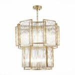 SL1234.203.08 Люстра подвесная ST-Luce Шампань/Прозрачный, Шампань E14 8*60W COSENZA — изображение 3