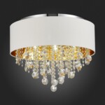 SL1350.502.06 Светильник потолочный ST-Luce Хром/Белый, Золотистый, Прозрачный E14 6*40W LACCHIA — изображение 2