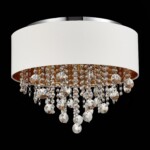 SL1350.502.06 Светильник потолочный ST-Luce Хром/Белый, Золотистый, Прозрачный E14 6*40W LACCHIA — изображение 4