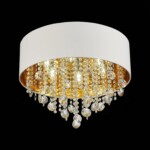 SL1350.502.06 Светильник потолочный ST-Luce Хром/Белый, Золотистый, Прозрачный E14 6*40W LACCHIA — изображение 7