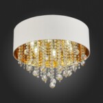 SL1350.502.06 Светильник потолочный ST-Luce Хром/Белый, Золотистый, Прозрачный E14 6*40W LACCHIA — изображение 8