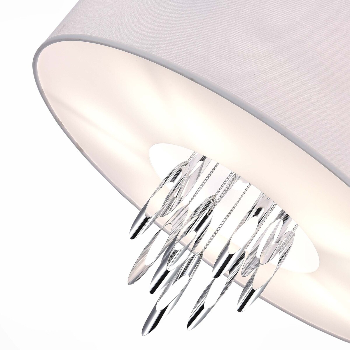 SL1353.103.05 Люстра подвесная ST-Luce Хром/Белый E14 5*60W NETTUNO — изображение 5