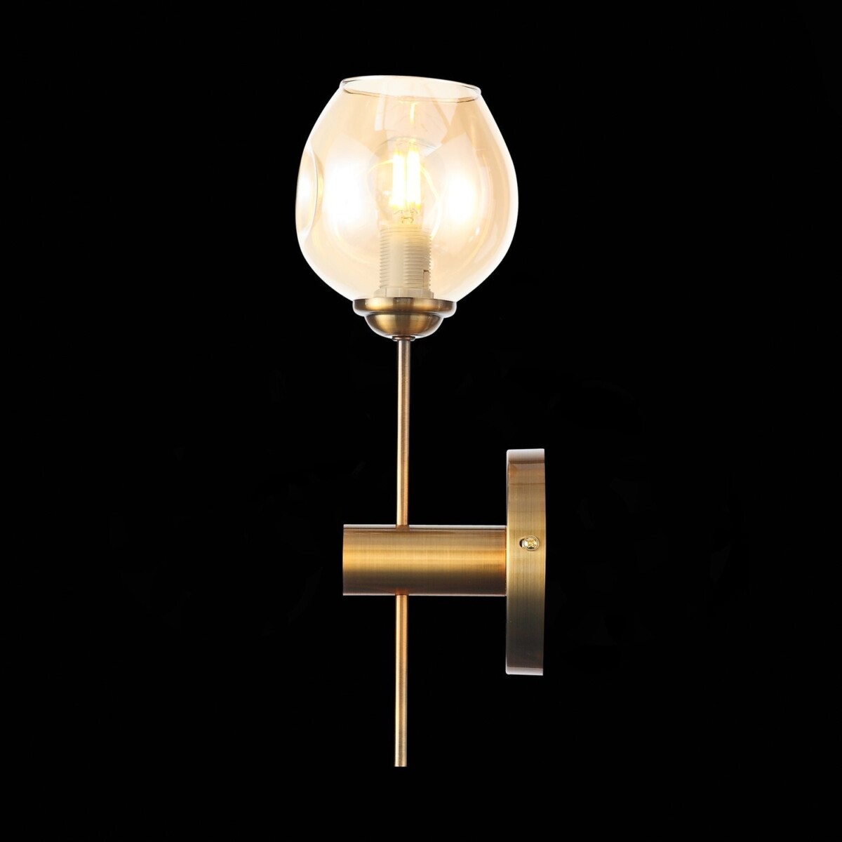 SL1500.201.01 Светильник настенный ST-Luce Золотистый/Янтарный E14 1*40W FOVIA — изображение 7