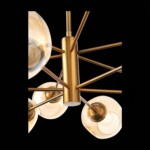 SL1500.203.12 Светильник подвесной ST-Luce Золотистый/Янтарный E14 12*40W FOVIA — изображение 7