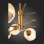 SL1500.203.12 Светильник подвесной ST-Luce Золотистый/Янтарный E14 12*40W FOVIA — изображение 8