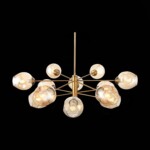 SL1500.203.12 Светильник подвесной ST-Luce Золотистый/Янтарный E14 12*40W FOVIA — изображение 13