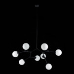 SL1506.403.08 Люстра подвесная ST-Luce Черный/Белый E14 8*40W CHIETI — изображение 4