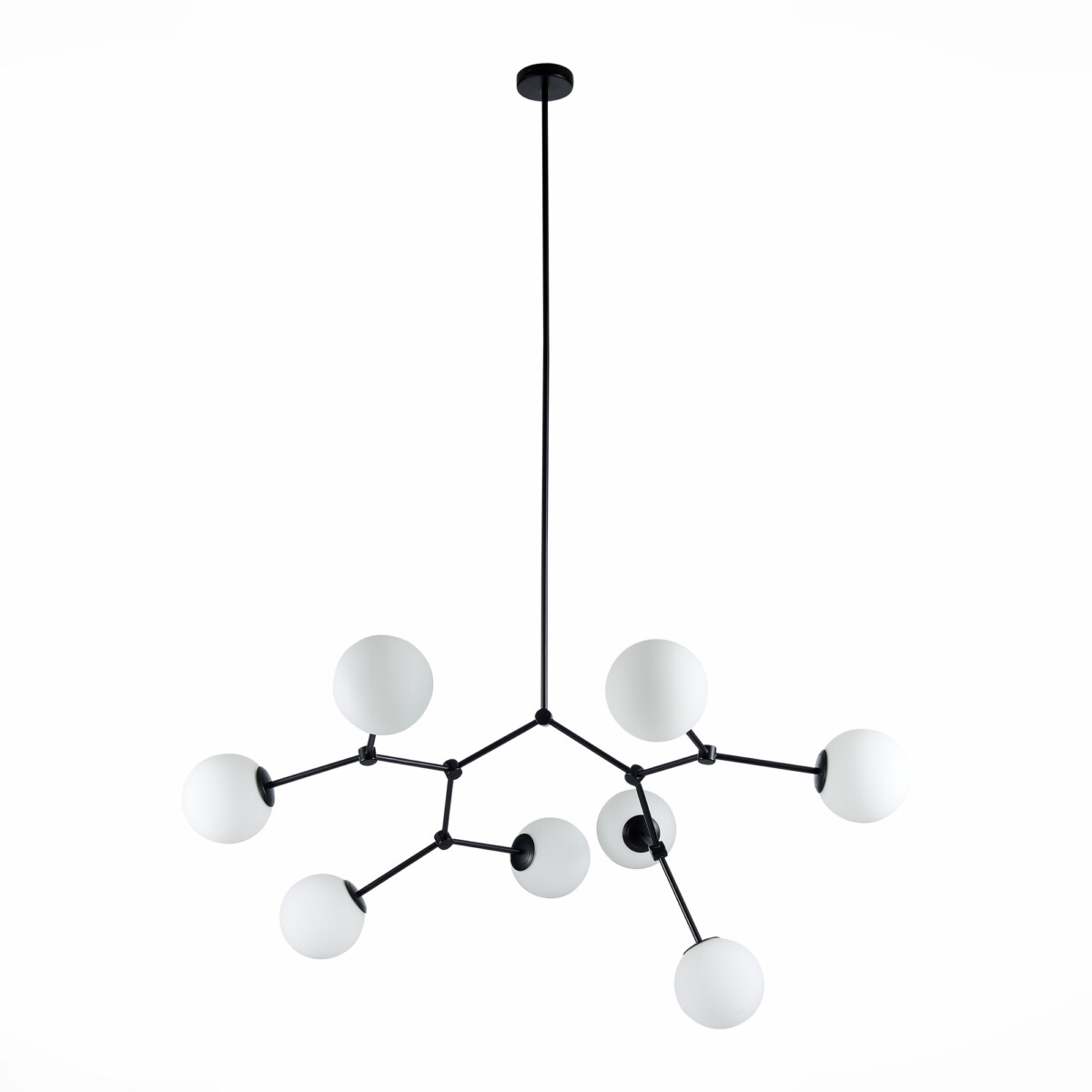 SL1506.403.08 Люстра подвесная ST-Luce Черный/Белый E14 8*40W CHIETI — изображение 6