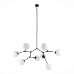 SL1506.403.08 Люстра подвесная ST-Luce Черный/Белый E14 8*40W CHIETI — изображение 6