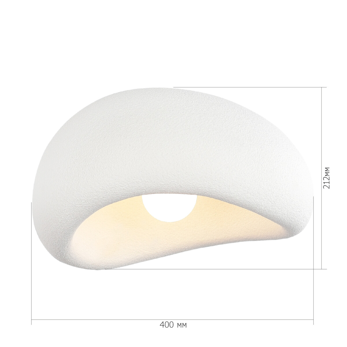 SL1522.502.01 Светильник потолочный ST-Luce белый/белый E27 1*60W WABI SABI — изображение 5