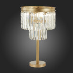 SL1624.204.03 Прикроватная лампа ST-Luce шампань/прозрачный E14 3*40W ERCOLANO — изображение 2