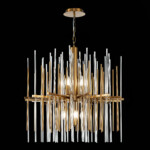 SL1628.303.08 Люстра подвесная ST-Luce Латунь/Прозрачный, Латунь E14 8*40W TERAMO — изображение 4